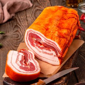 Грудинка «Панчетта» сыровяленая — мясной продукт из свинины (итальянская серия)