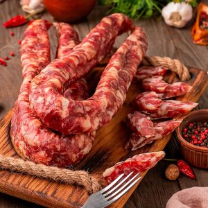 Колбаса «Лесная с клюквой» сыровяленая — салями высшего сорта